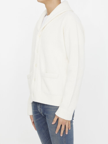 ROBERTO COLLINA Wool and cashmere cardigan RP37212