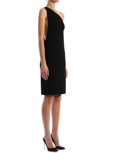 보테가베네타 One-shoulder Dress Black 620458