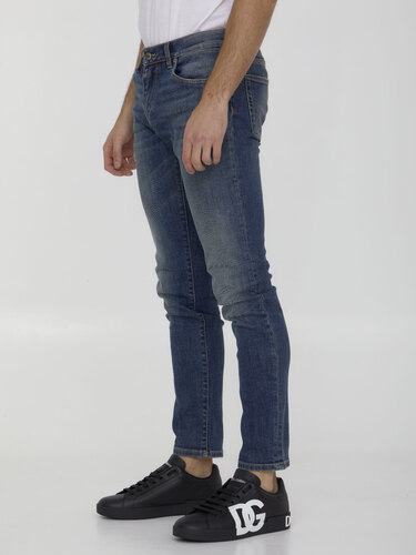 DOLCE&amp;GABBANA Blue denim jeans GY07LD