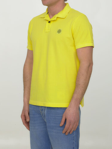 스톤아일랜드 Yellow Compass polo shirt 10152SC67
