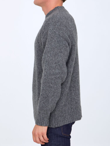 ROBERTO COLLINA Grey alpaca sweater RM4701