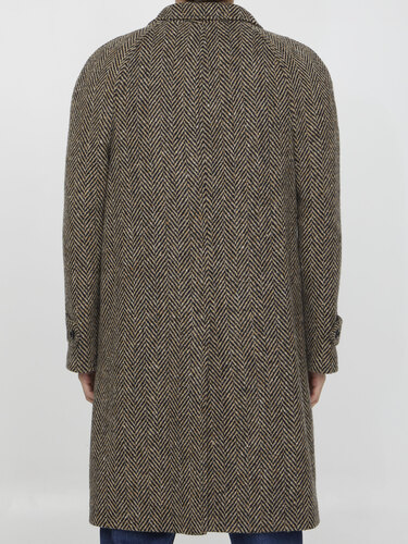 셀린느 Herringbone wool coat 2M76B331P