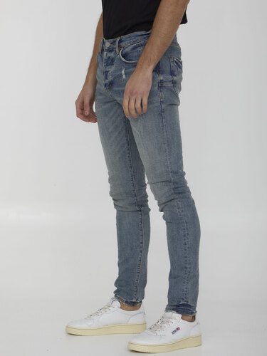 PURPLE BRAND Light-blue denim jeans P001