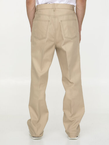 발렌티노가라바니 Cotton gabardine trousers 2V3RBJ608YE