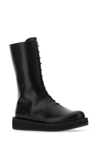 NEOUS Black leather Spika boots  / 00307A01 BLACK