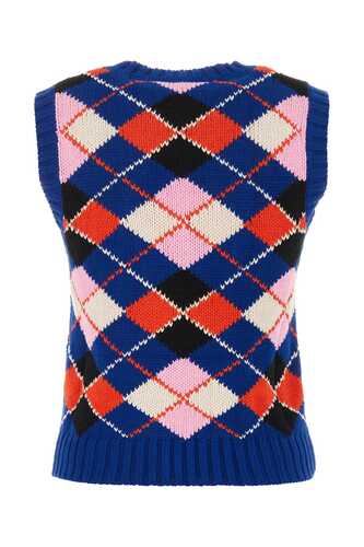 가니 Embroidered cotton vest / K2046 756