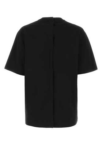 프라다 Black cotton t-shirt / 3524BRS23113AN F0002