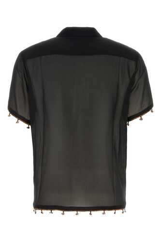 BODE Black silk shirt / MRS23SH088 BLACKAMBER