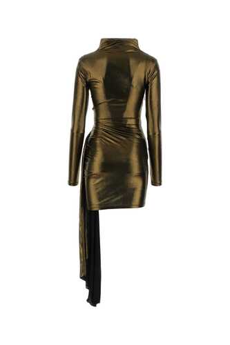 BLUMARINE Bronze jersey mini dress / 4A060A N0838