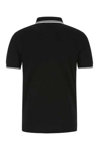 프레드페리 Black piquet polo shirt / M3600 350