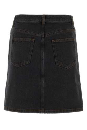 아페쎄 Black denim miniskirt / COGUIF06094 LZE