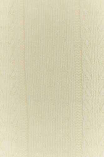 가니 Ivory wool blend scarf / A5113 135