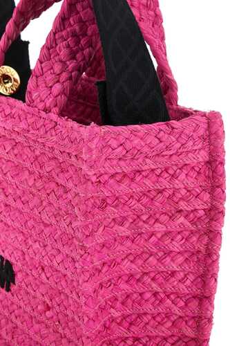 PATOU Fuchsia straw handbag / AC0250140 453B
