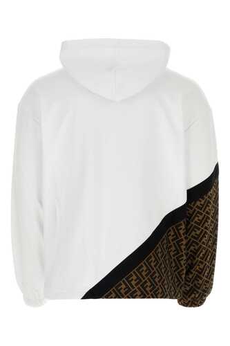 펜디 White jersey sweatshirt / FAF681AN67 F1KRQ