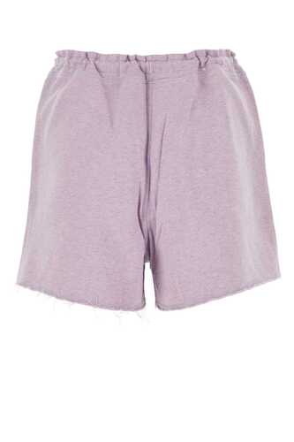 가니 Lilac cotton shorts / T3681 712