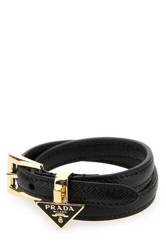 프라다 Black leather bracelet  / 1IB478053 F0002