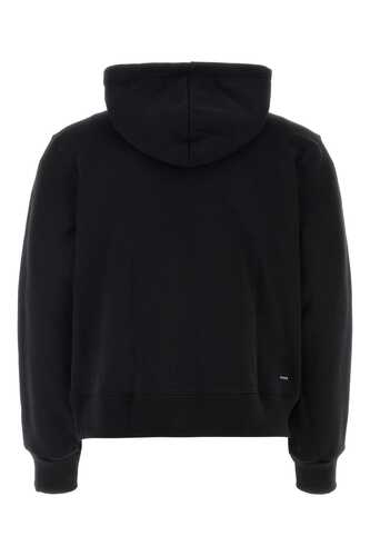 아미리 Black cotton sweatshirt / PXMJL004 001