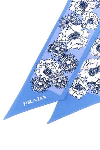 프라다 Printed silk foulard / 1FF0082CXY F0076