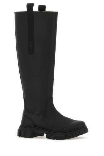 가니 Black rubber Country boots / S2172 099
