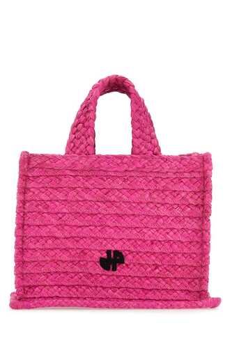 PATOU Fuchsia straw handbag / AC0250140 453B