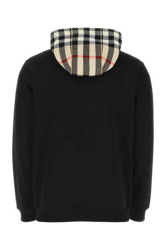 버버리 Black cotton sweatshirt / 8058117 A1189