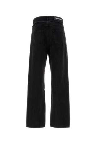 AMBUSH Black denim jeans / BMYA020F23DEN001 1200