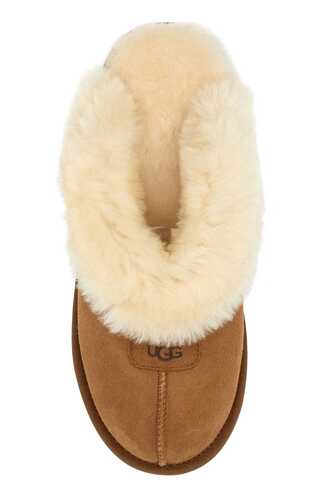 UGG Camel suede Coquette slippers / 5125 CHESTNUT