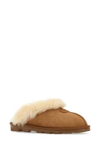 UGG Camel suede Coquette slippers / 5125 CHESTNUT