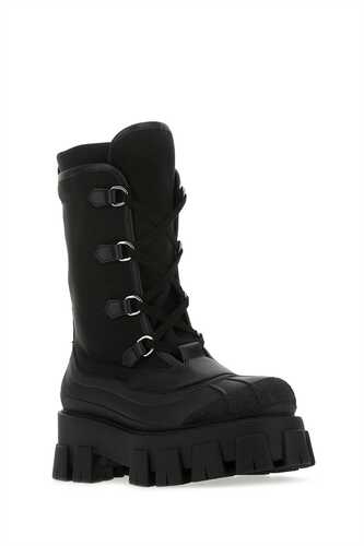 프라다 Black nylon boots  / 1U363MF0553KML F0002