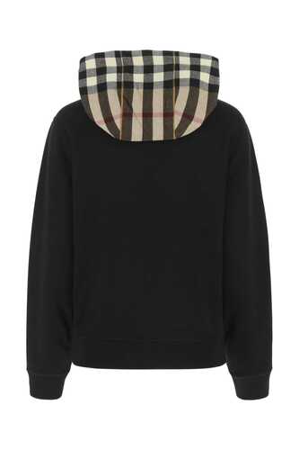 버버리 Black cotton sweatshirt  / 8050951 A1189