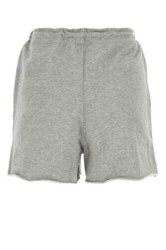 가니 Grey cotton shorts / T3679 921