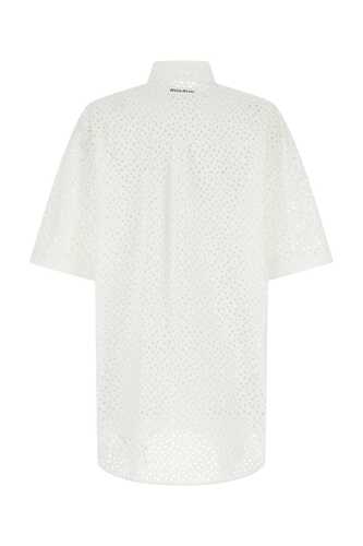 미우미우 White lace shirt dress / MF45291EWL F0009