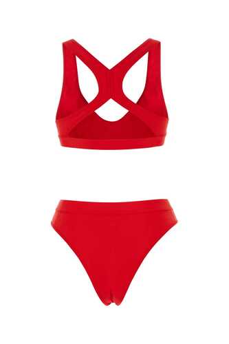 아미 Red stretch nylon bikini / FBW305JE0015 681