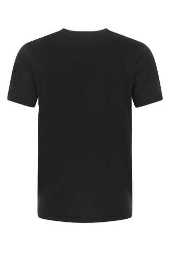 ASPESI Black cotton t-shirt / M1493371 01241