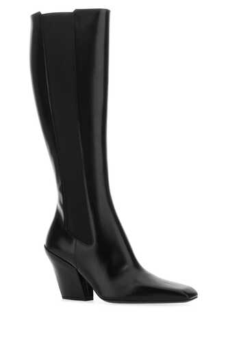 프라다 Black leather boots / 1W984MFA075055 F0002