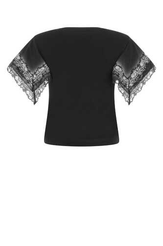 KOCHE Black cotton t-shirt / SK3GC0006 900