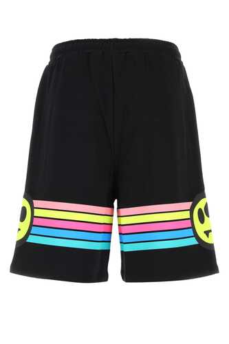 BARROW Black cotton bermuda shorts / 34116 110