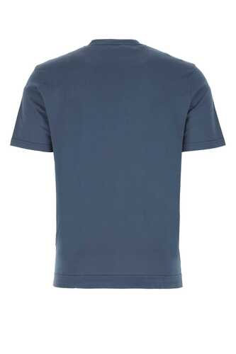 FEDELI Blue cotton t-shirt  / 5UED0103 2