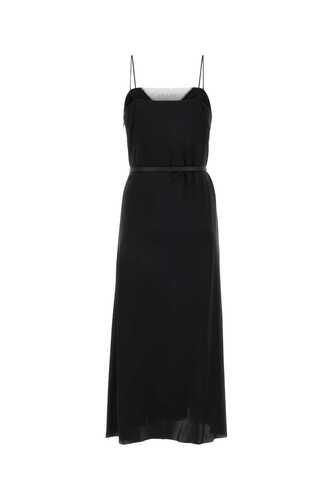 프라다 Black silk dress / P3K34KS2311P7N F0002