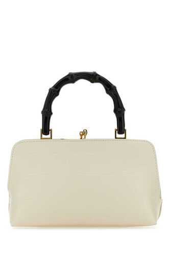 질산더 White leather handbag / J07WD0029P5363 105