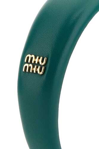 미우미우 Emerald green leather / 5IH025038 F0K41