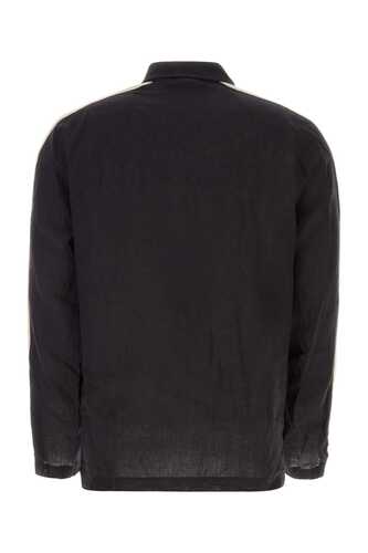 팜엔젤스 Black linen shirt / PMBD056E23FAB001 1003