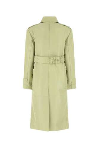 REMAIN Light green leather trench / RM1703 130648