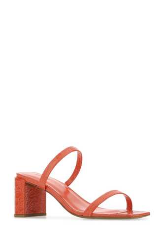 BY FAR Coral leather Tanya / 22SSTNYCRACCE CRL