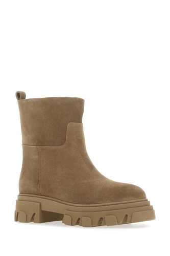 GIA COUTURE Biscuit suede ankle boots / GIA23 4750
