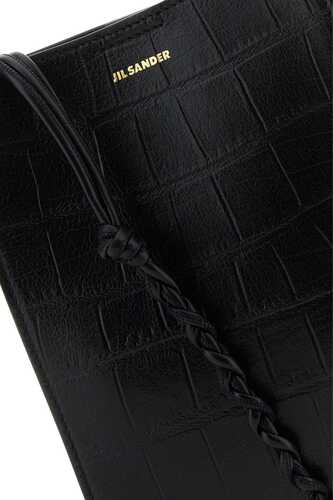 질산더 Black leather shoulder / J07WG0001P5359 001