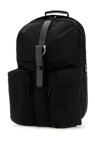 페라가모 Black fabric backpack / 241200759178 NERO