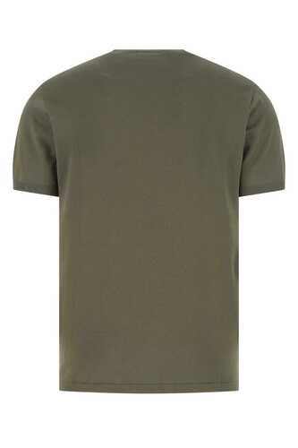 ASPESI Olive green cotton t-shirt / M1493371 01380