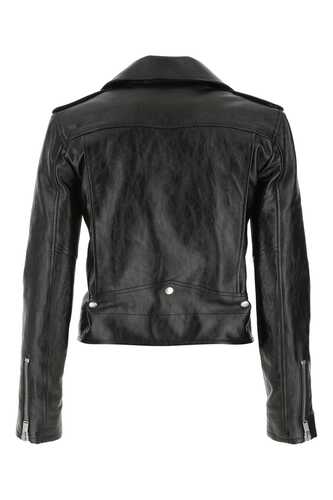 생로랑 Black leather jacket  / 481862YC2NI 1000