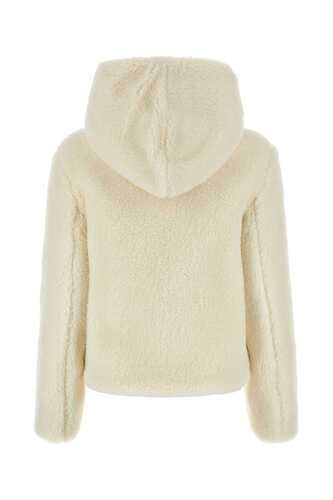 버버리 Ivory teddy fabric jacket / 8072060 B1912